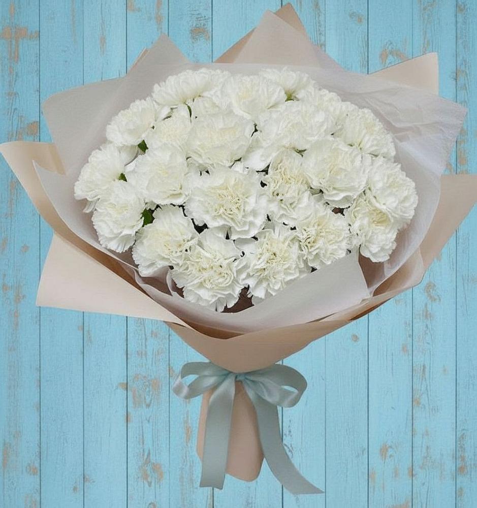 Букет цветов из: Гвоздики в Аромашево