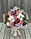 Букет цветов из: Альстромерии, Гвоздики, Розы и Хризантемы в Аромашево