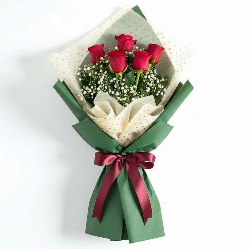 Букет цветов из: Розы в Аромашево