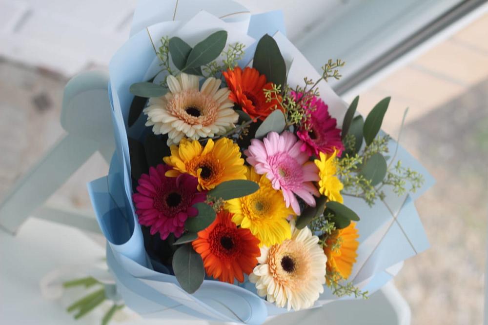 Букет цветов из: Герберы в Аромашево