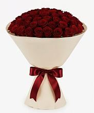 Букет 101 Бордовая роза Блэк Бакарра в Аромашево