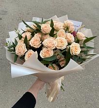 Букет Кремовые розы Латте #REPLACE_PRED# Аромашево