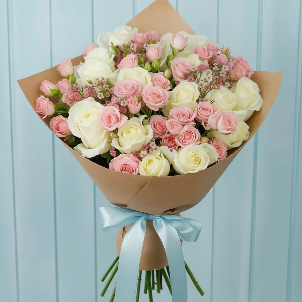 Букет цветов из: Розы в Аромашево