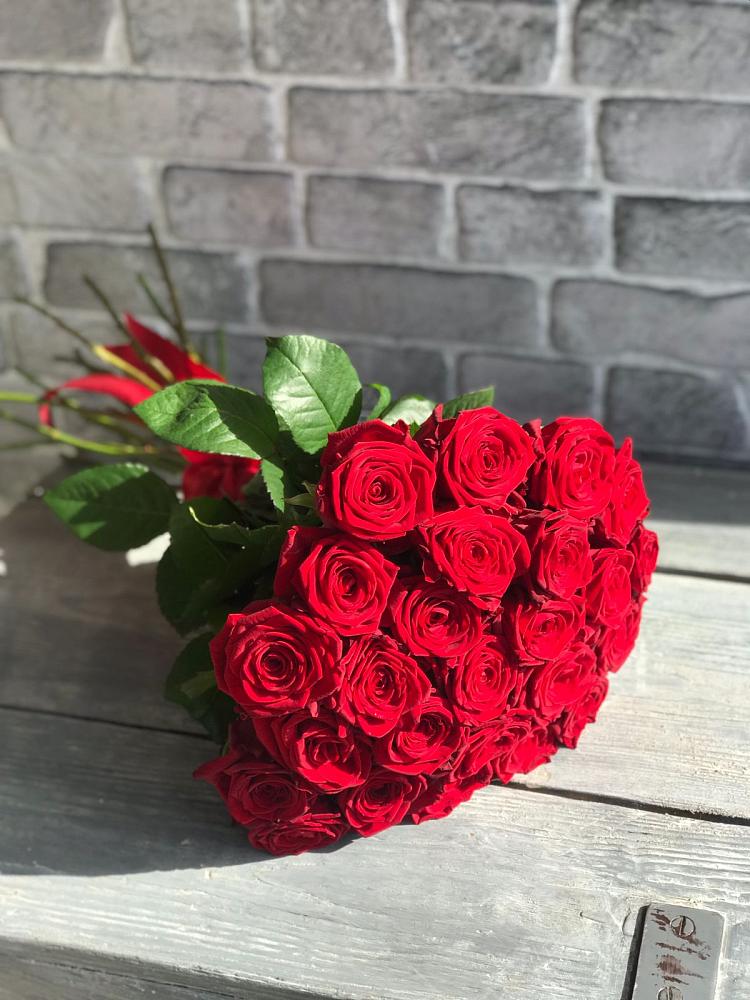 Букет Красные розы Фридом в Аромашево