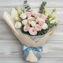 Букет цветов из:  Лизиантусы #REPLACE_PRED# Аромашево