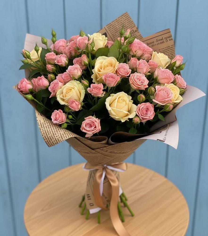 Букет цветов из: Розы в Аромашево