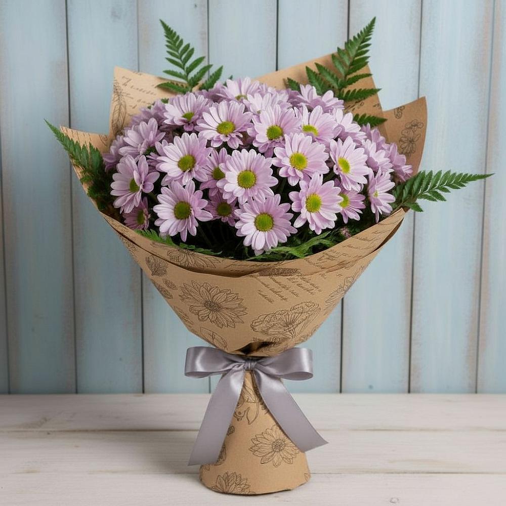 Букет цветов из: Хризантемы в Аромашево