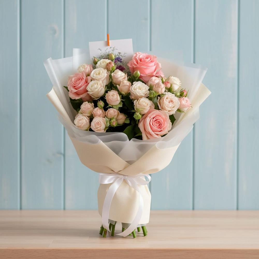 Букет цветов из: Розы в Аромашево