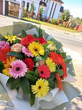 Букет цветов из:  Герберы #REPLACE_PRED# Аромашево
