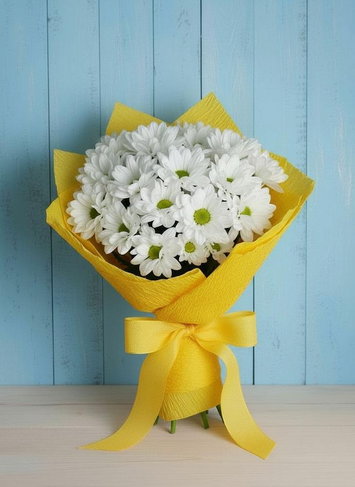 Букет цветов из: Хризантемы в Аромашево