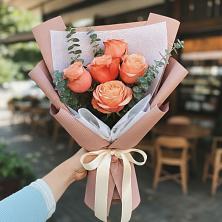 Букет цветов из:  Розы в Аромашево