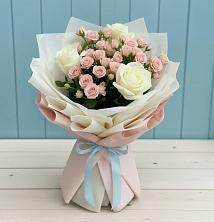 Букет цветов из:  Розы в Аромашево