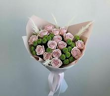 Букет цветов из:  Розы и Хризантемы в Аромашево