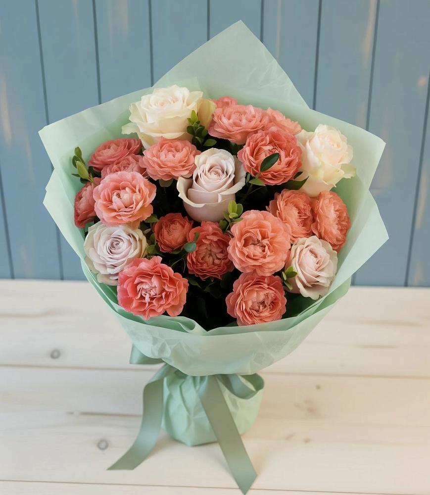 Букет цветов из: Розы в Аромашево