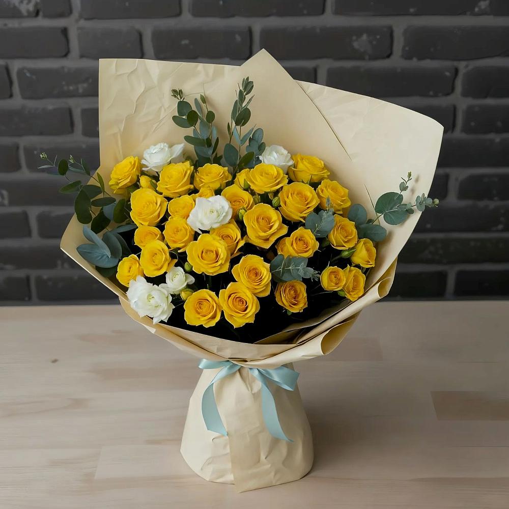 Букет цветов из: Розы в Аромашево