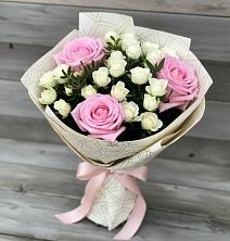 Букет цветов из:  Розы в Аромашево