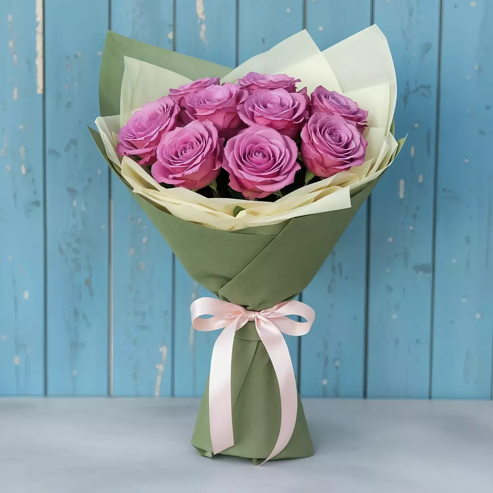 Букет Розы Фёрст Леди в Аромашево