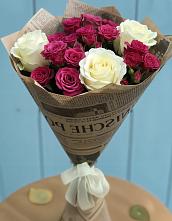 Букет цветов из:  Розы в Аромашево