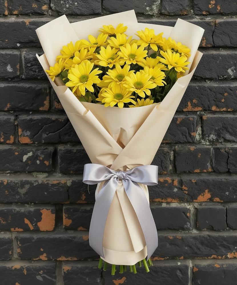 Букет цветов из: Хризантемы в Аромашево