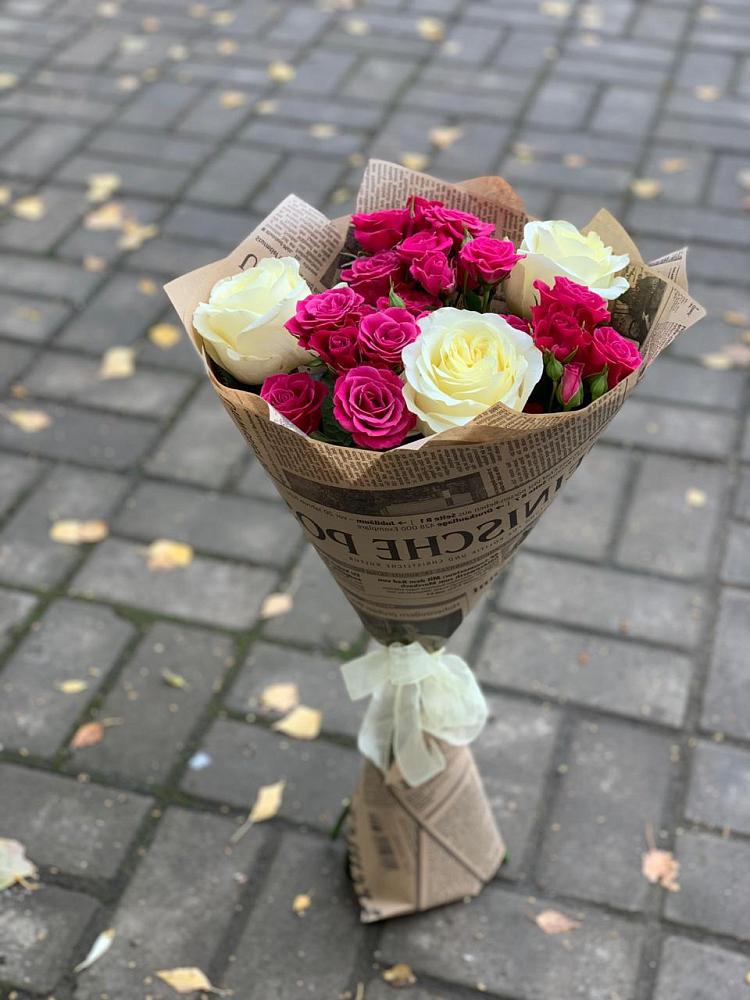 Букет цветов из: Розы в Аромашево