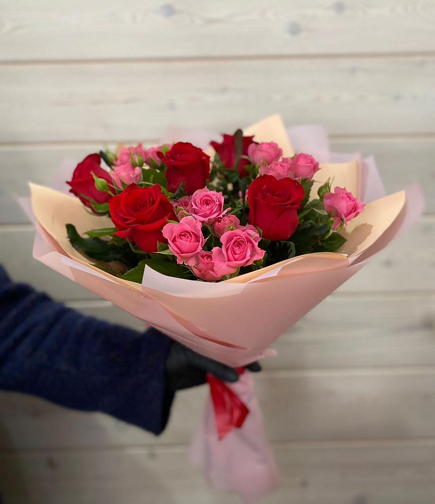 Букет цветов из: Розы в Аромашево