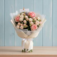 Букет цветов из:  Розы в Аромашево