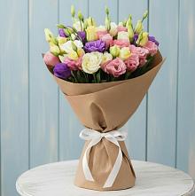 Букет цветов из:  Лизиантусы в Аромашево