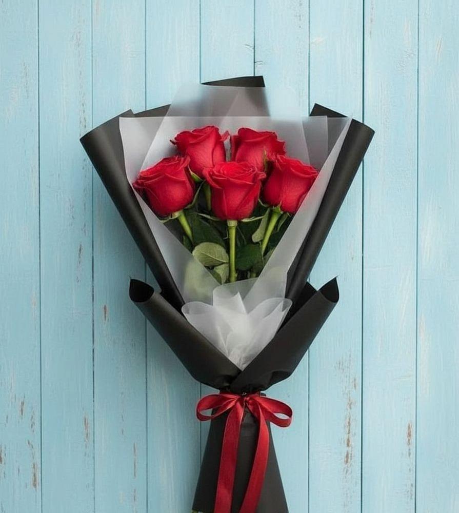 Букет цветов из: Розы в Аромашево